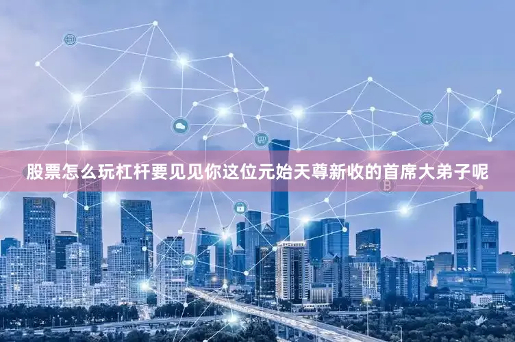 股票怎么玩杠杆要见见你这位元始天尊新收的首席大弟子呢