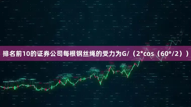 排名前10的证券公司每根钢丝绳的受力为G/（2*cos（60°/2））
